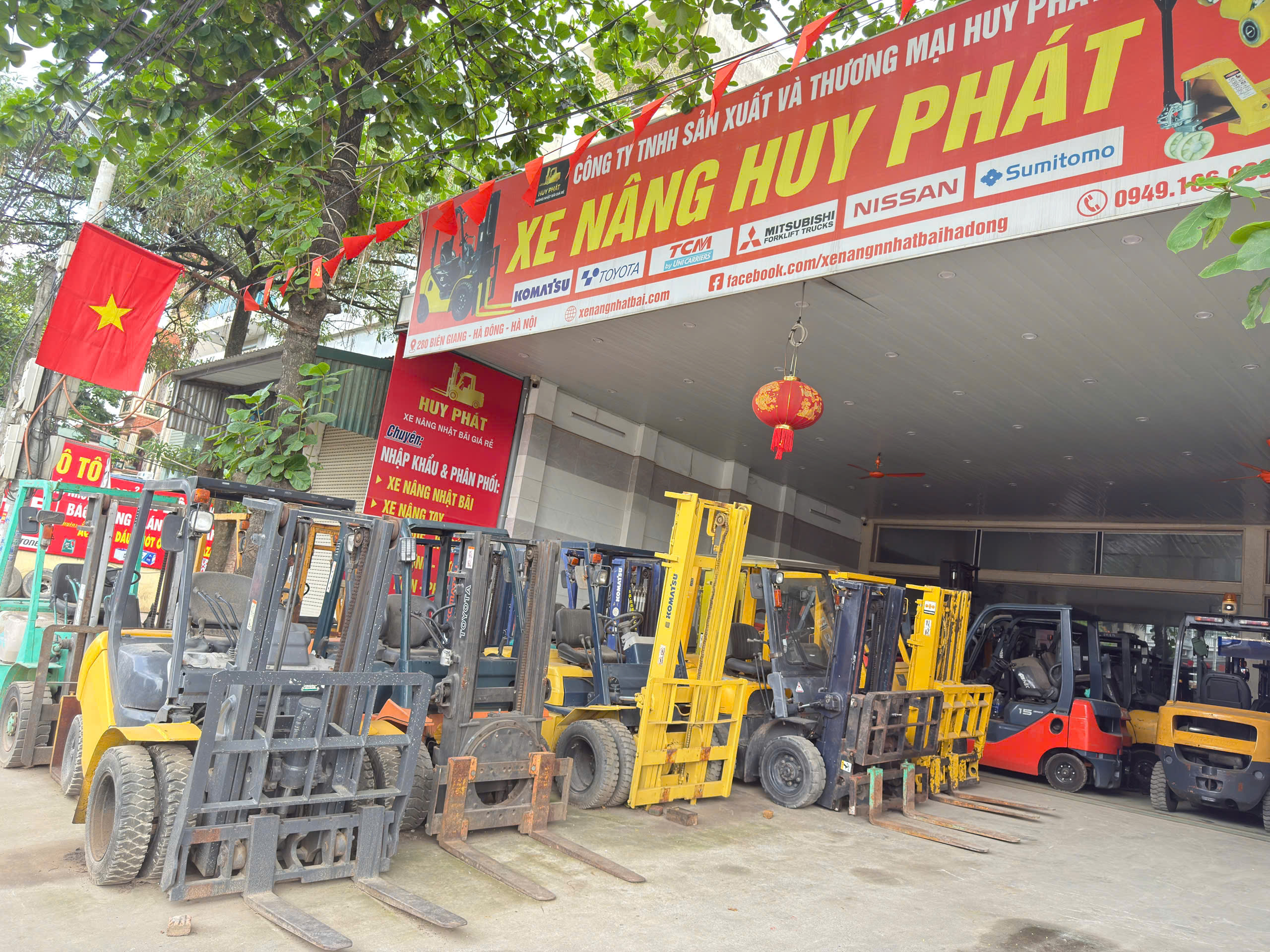 xe nâng cũ Huy Phát TPHCM